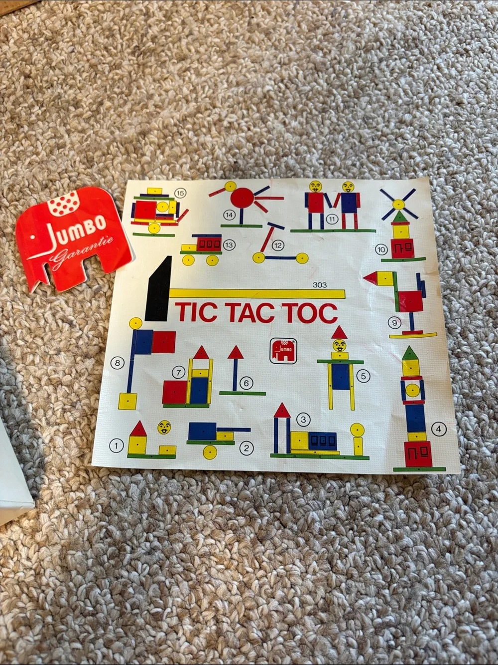 Vintage TIC TAC TOC Game by Hausemann & Hotte - 1978